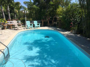 Studio avec piscine partagee terrasse amenagee et wifi a Saint Joseph a 6 km de la plage